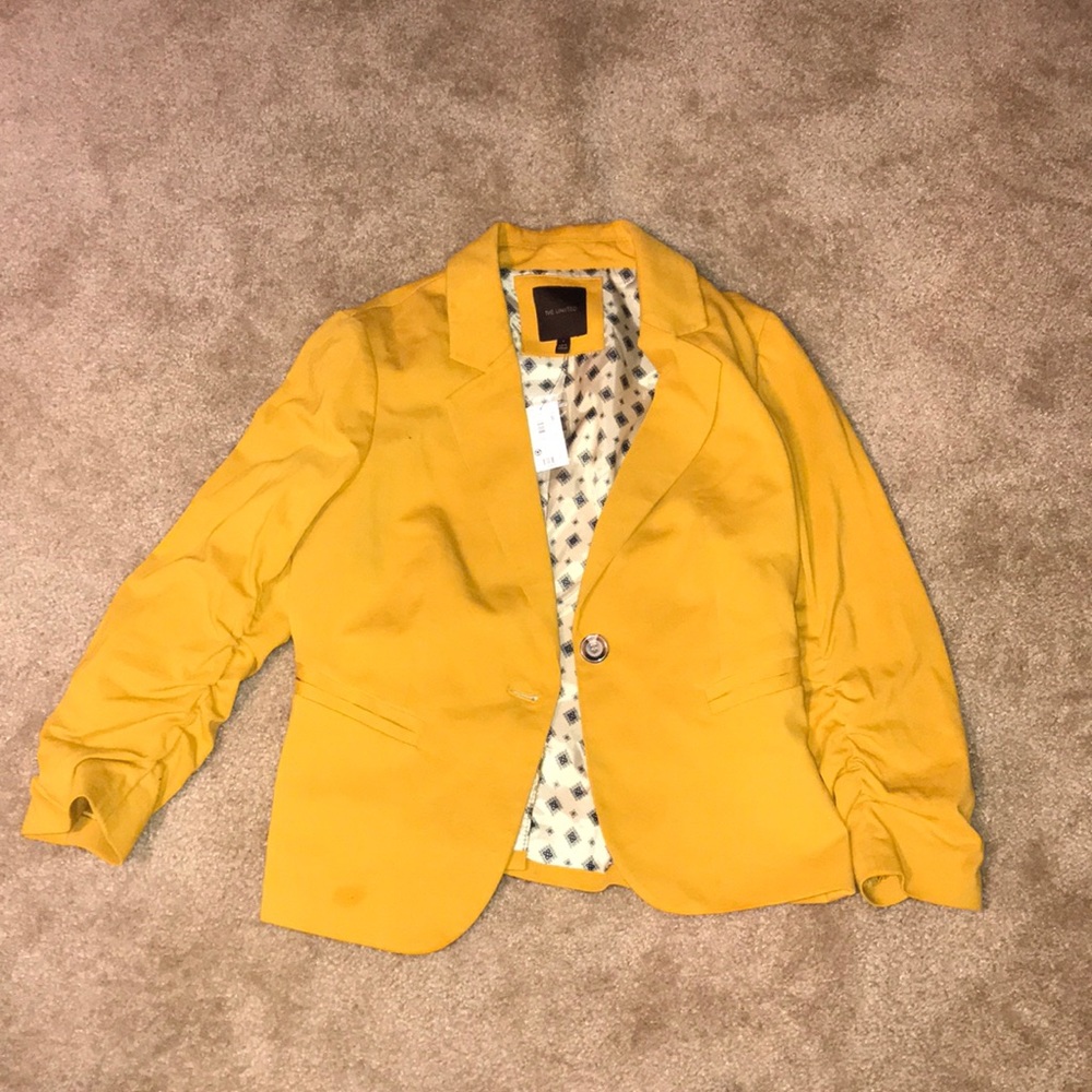 Mustard Yellow Blazer